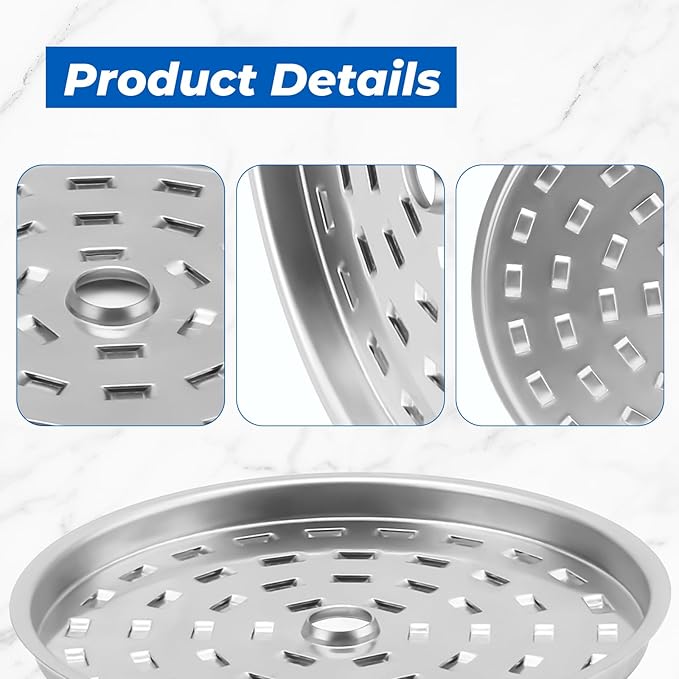 3.8″ Diameter 44199 Stainless Steel Percolator Basket Lid Cover for Presto 0281103 0281104 0281105 Percolator Coffee Pot Replacement Parts