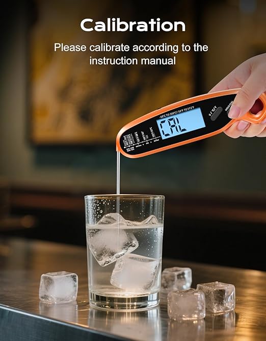 Digital Meat Thermometer for Cooking & Grilling with Dual Probe, Large Backlit & Calibration, Kitchen Food Thermometer for Candy, Oven, Grill, BBQ, Smoker, Oil Fry Instant Read Thermometers