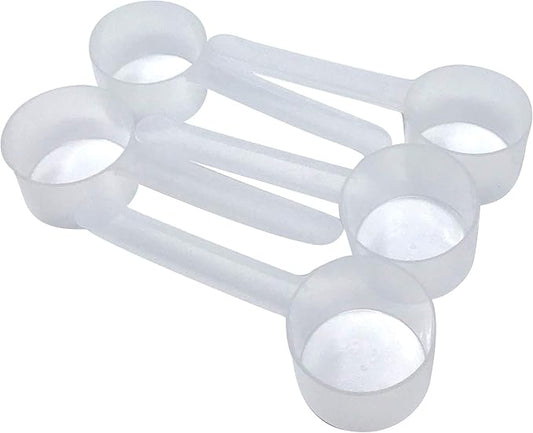 1.5 Tablespoon (23 mL) Long Handle Scoop for Measuring Coffee, Pet Food, Grains, Protein, Spices and Other Dry Goods (Pack of 5)