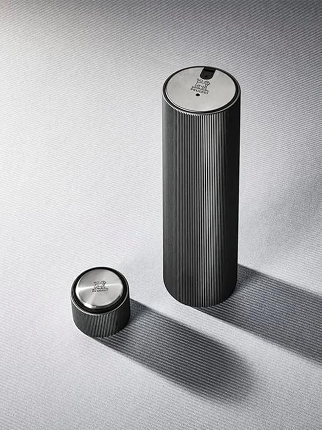 Peugeot Line Reverse Automatic Rechargable Electric Wine Opener/Corkscrew, Light Grey