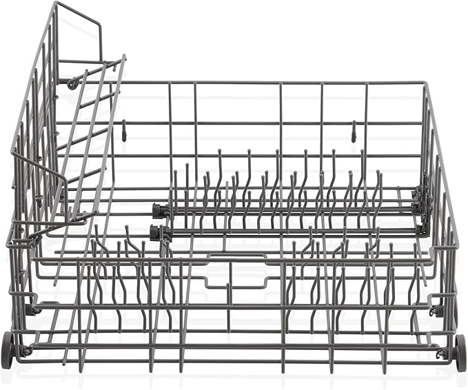 Upgraded W10139223 Dishwasher Lower Rack Replacement Parts for Maytag Jennair Dishwasher Rack MDBD820AWW MDC5100AWB Lower Dishrack Maytag Dishwasher Bottom Rack Drawer Assembly Basket Wheels