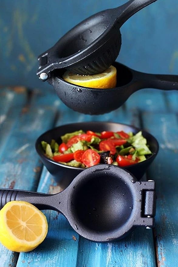 Cast Iron Citrus Juicer - Manual Orange Squeezer for Juice