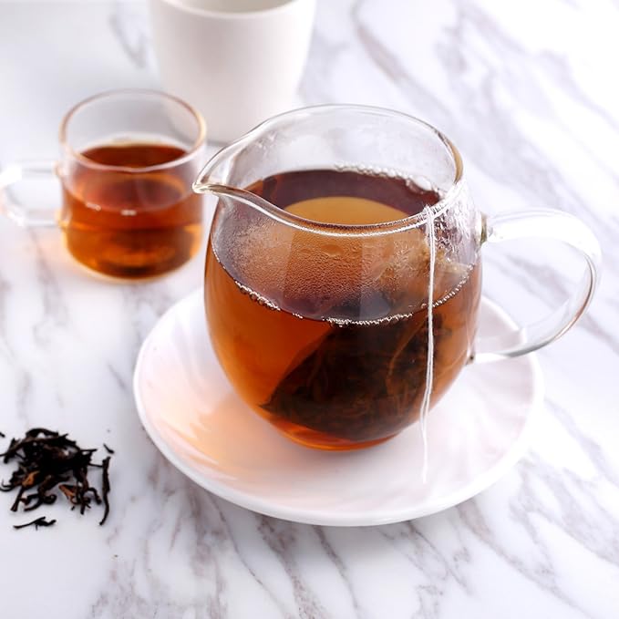 BEFORYOU 400 Pack Disposable Drawstring Tea Filter Bags Safe & Natural Unbleached Paper Tea Infuser Drawstring Empty Bag for Loose Leaf Tea (6 x 8cm, Natual Color)