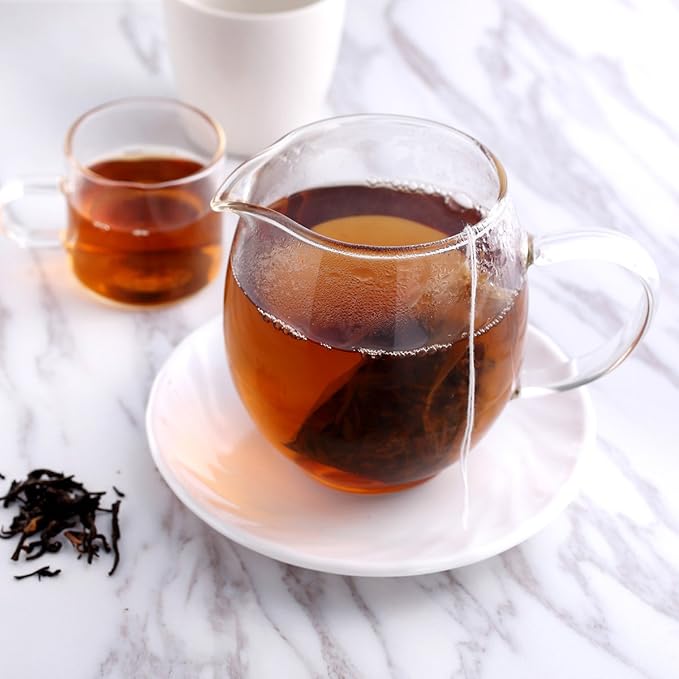 400 Pack Disposable Drawstring Tea Filter Bags Safe & Natural Unbleached Paper Tea Infuser Drawstring Empty Bag for Loose Leaf Tea (5 x 7cm, Natual Color)