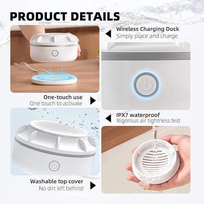 puriproduce:Vegetable Cleaner & Fruit and Vegetable Washing Machine, Waterproof Fruit and Vegetable Cleaner, Fruit and Veggie Purifier