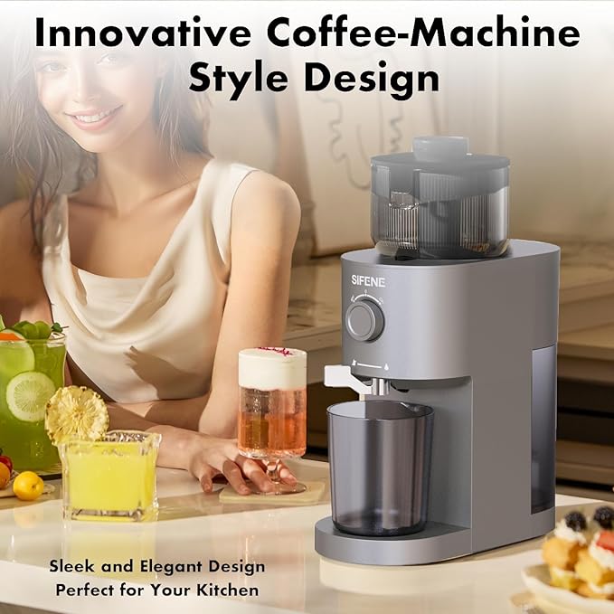 SiFENE Cold Press Juicer, Innovative All-in-One Slow Masticating Juicer with 5.2'' Feed Chute for Whole Fruits & Veges, Easy to Clean, High Juice Yield