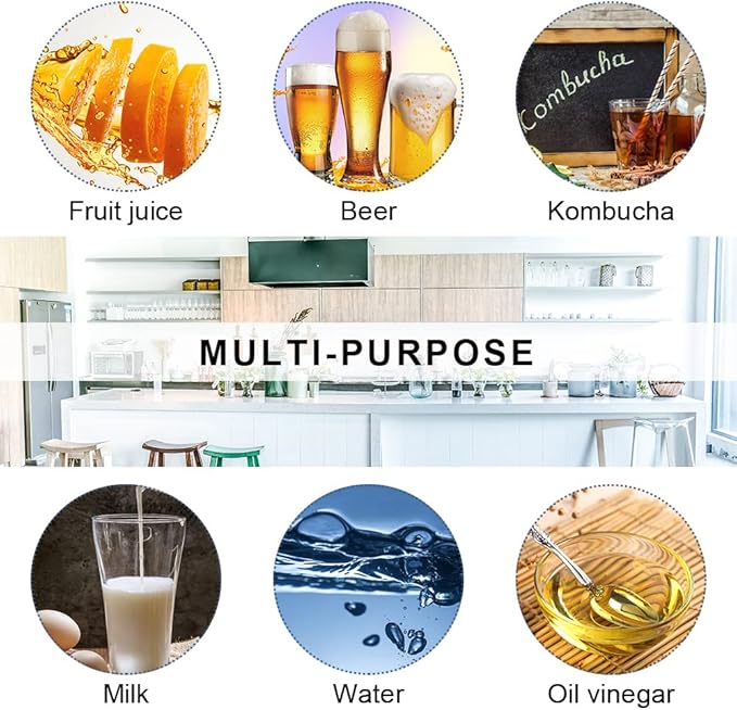 ZEBEIYU 10 Pack Swing Top Glass Bottles 8.5 oz,Flip Top Beer Brewing Bottles for Kombucha, Homemade, Kefir, Water, Beverages, Soda, Oil, Vinegar, Fermentation,Limoncello