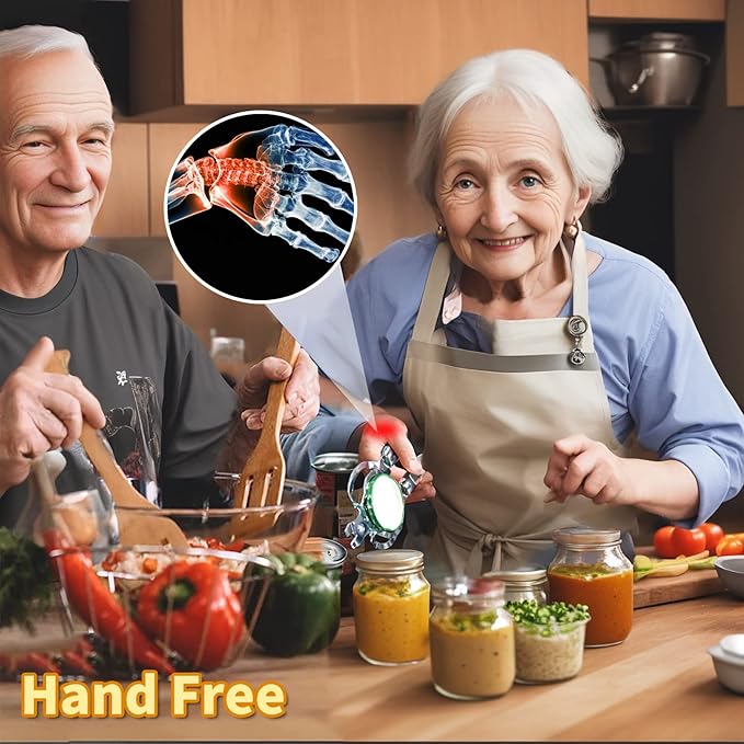 Jar Opener, Multi Jar Openers for Seniors, Stainless Steel Jar Lid Opener, Bottle Opener for Seniors with Arthritis, Weak Hands