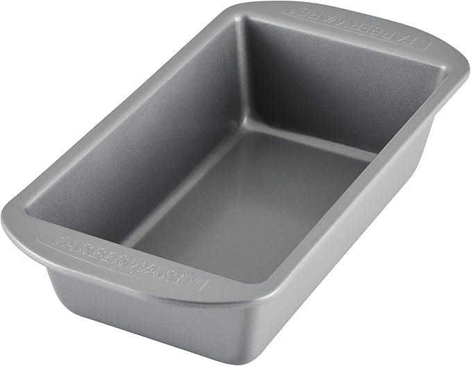Farberware Nonstick Bakeware 9-Inch x 5-Inch Loaf Pan, Gray