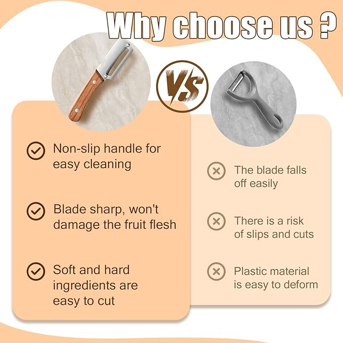 2025 New Kitchen Multifunctional Vegetable Peeler, 2 in 1 Stainless Steel Single Blade Peeler Tool with Bottle Opener