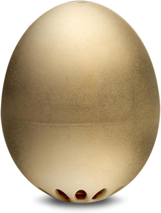 The Golden BeepEgg – Egg Timer for Boiling Eggs – Musical Egg Cooker for Soft, Medium, Hard Boiled Eggs – Food Safe – Singing Floating Egg Timer – Egg Cooker for 3 Levels of Doneness - Brainstream