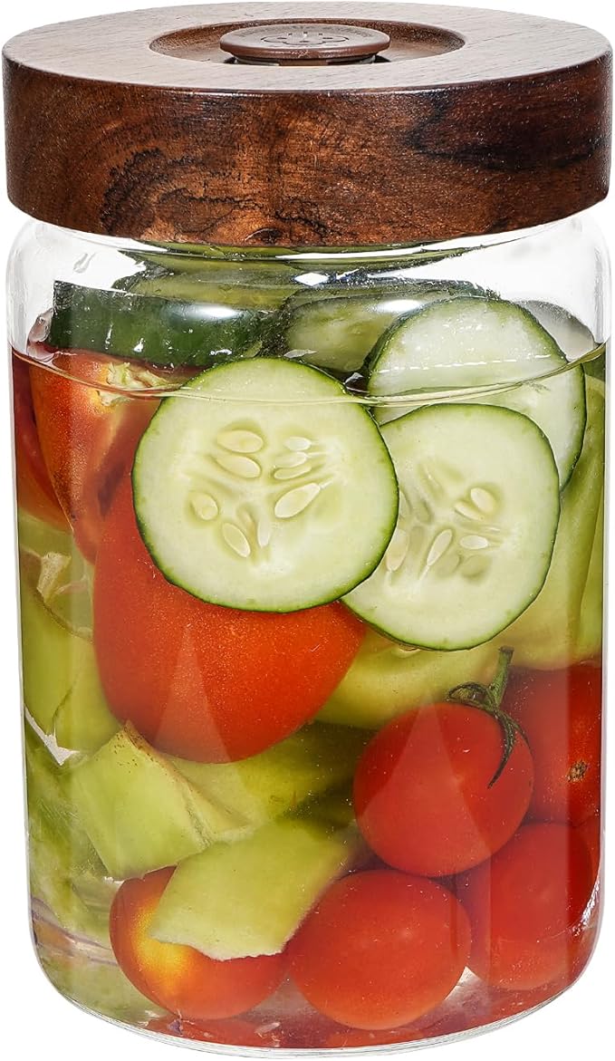 Glass Spice Jars Seasoning Containers Small Glass Jars with Lids Airtight Food Storage Canister for Kitchen Pantry Sugar Tea Coffee Bean Nuts Cookies Herbs Salt (30oz(900ml)*1 pack)