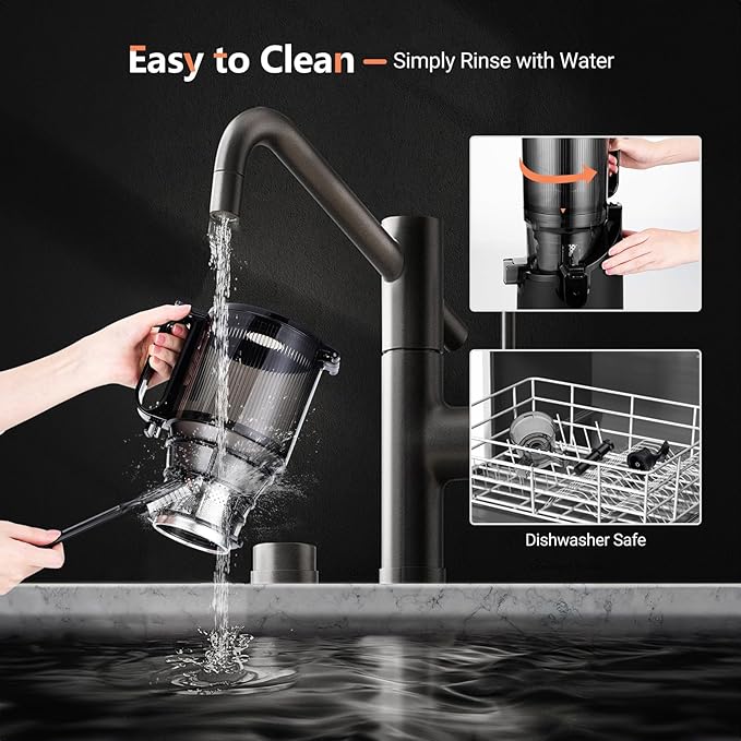Cold Press Juicer Machine-Compact Juicer Machines Up to 92% Juice Yield 5.3" Wide Chute for High Nutrient Fruits Vegetables,Slow Masticating Juicer Easy Clean with Brush Pulp Measuring Cup Reverse