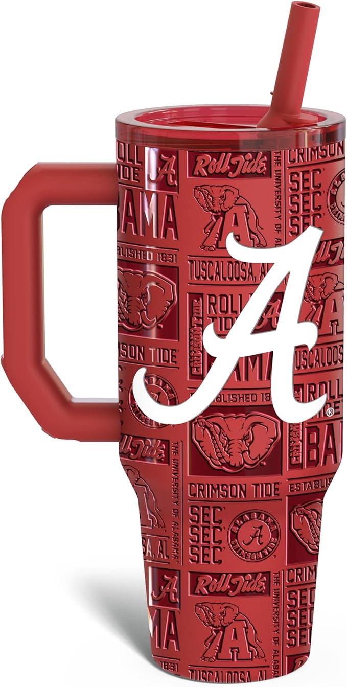 Thicc Buddy - 40 oz Stainless Steel Vacuum Insulated Tumbler with Lid and Straw for Water - Travel Mug Cupholder Friendly - Gifts for Women Men Him Her