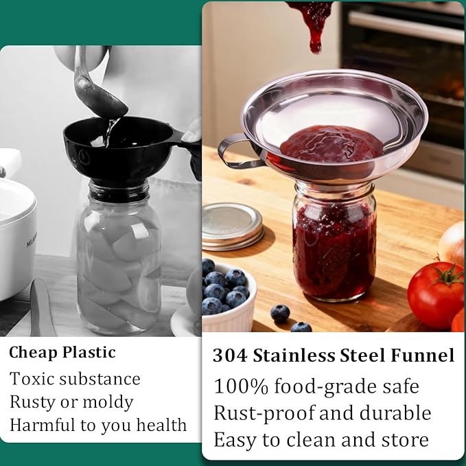Canning Pot-Canning supplies starter kit, Stainless Steel Canning Tool Kits Set for Beginners, Water bath canner with rack for canning