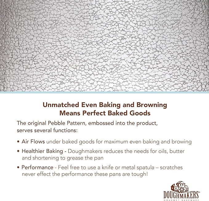 Doughmakers Jelly Roll Commercial Grade Aluminum Bake Pan 10 x 15