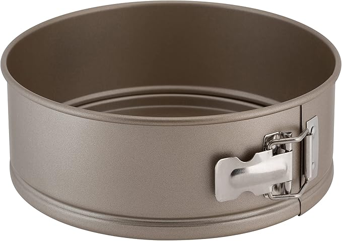 Kitchen Details Pro Series 9.5 Inch Round Spring Form Pan | Dimensions: 9.5” x 2.7 | Nonstick | Even Heating and Browning | Easy Release | Easy to Clean | Durable | Bakeware | Kitchen