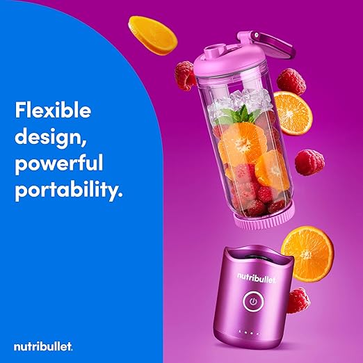 nutribullet Flex Portable Blender NBPB50200DB, Orchid Purple
