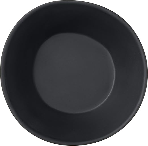 Carlisle FoodService Products Ridge Reusable Plastic Bowl for Home and Restaurant, Melamine, 52 Ounces, Slate