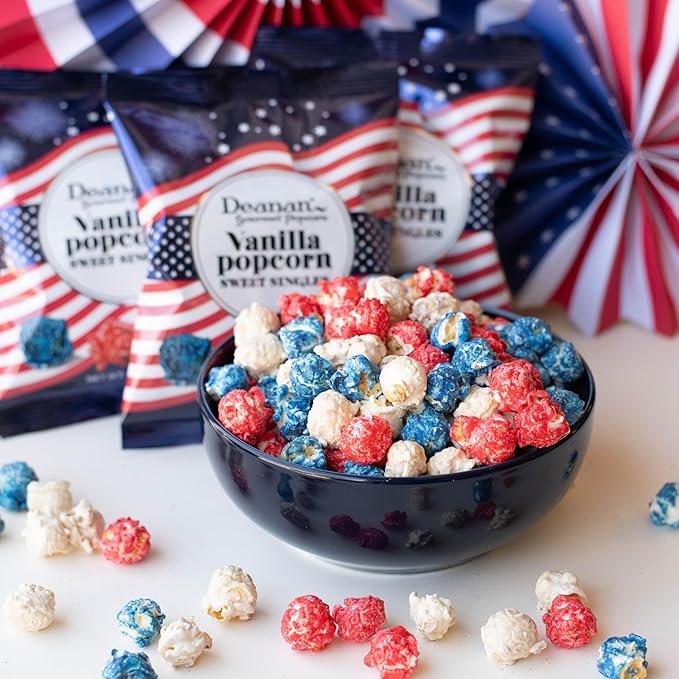 Deanan® Patriotic Vanilla Popcorn 12 Count (1.5 Cup ea)