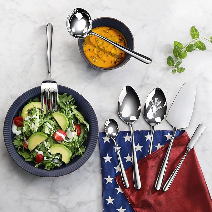 Artaste Rain II Forged 18/10 Stainless Steel (7-Piece Hostess Set)