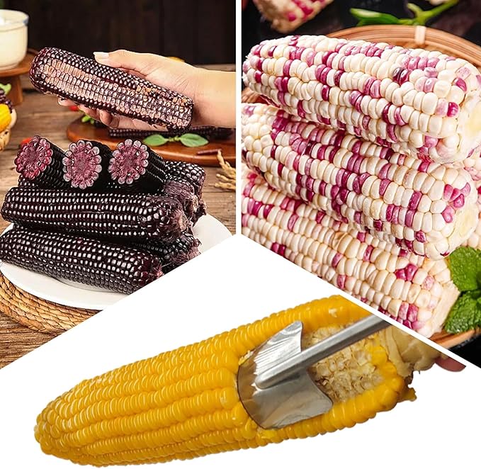 Long Handle Stainless Steel Corn Cob Stripper,Corn Cob Thresher,Corn Peeler,Corn Stripper,Corn Thresher,Corn Scraper (Style-B)