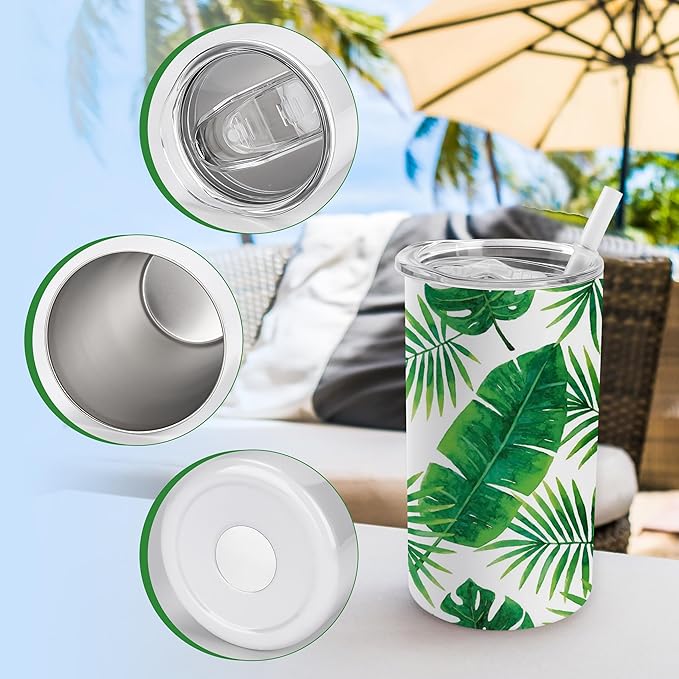 Joyclub 12 Pack Sublimation Tumblers Stainless Steel Insulated Bulk 12 oz Sublimation Tumbler Blanks with Lid and Straw, Ideal for DIY Gifts, Tea, Coffee