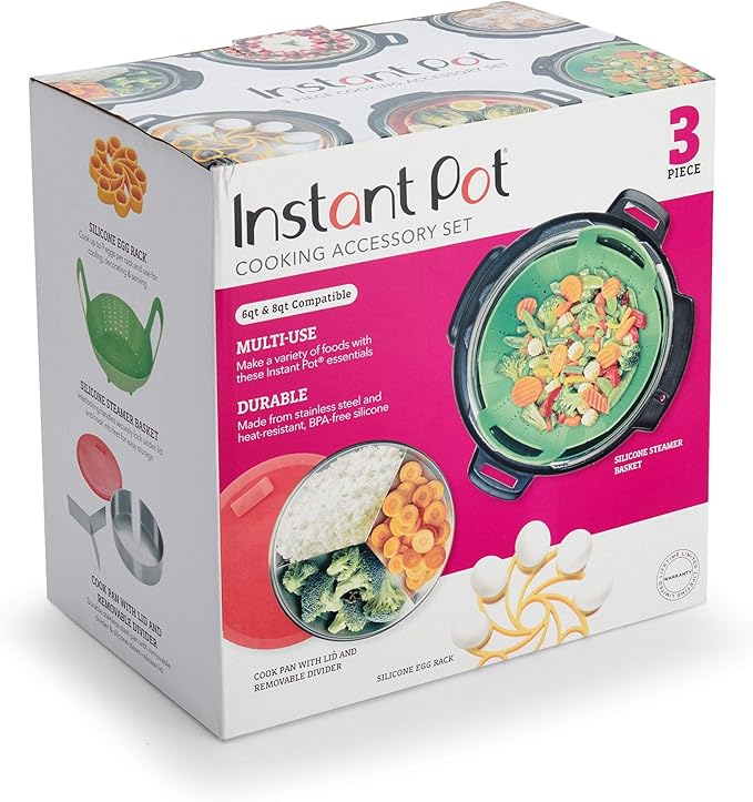 Instant Pot Official Cooking Set, 3-Piece