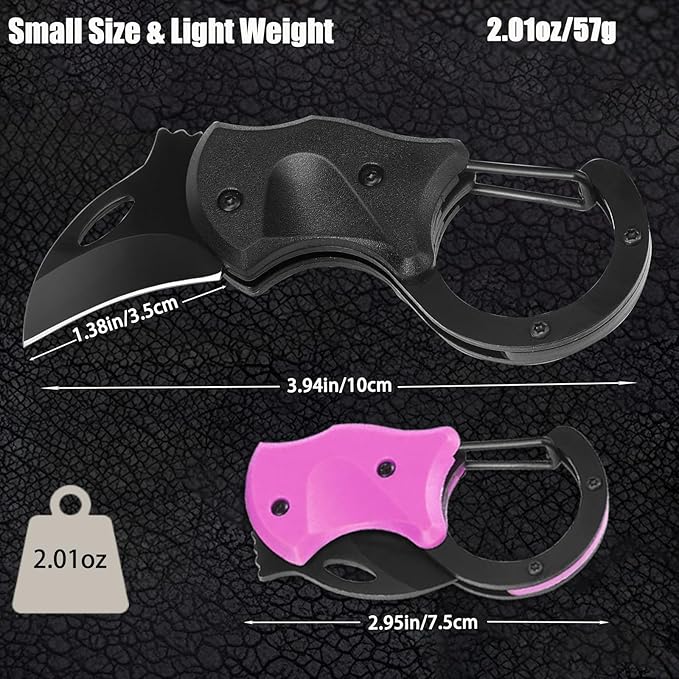 2 Pack Small Pocket Knife Fathers Mothers Dad Mom Day Gifts for Men Women from Daughter Wife Husband Son, EDC Knives Anniversary Birthday & Christmas Gifts for Him Her, Cool Gadgets Stocking Stuffers