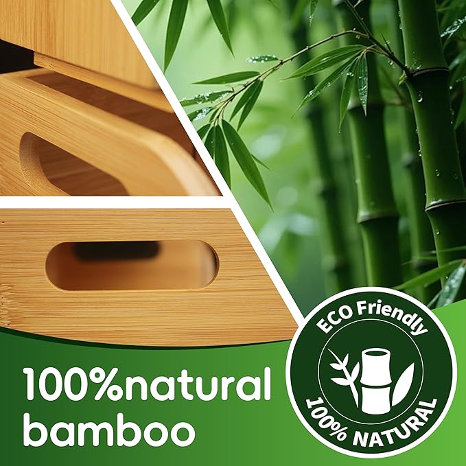 Bamboo Tea Organizer – Stackable Collection (1Drawer)