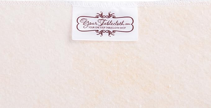 Yourtablecloth Heavy Duty Vinyl Rectangle or Square Tablecloth – 6 Gauge Heavy Duty Tablecloth – Flannel Backed – Wipeable Tablecloth with Vivid Colors & Many Sizes 52 x 120 Black