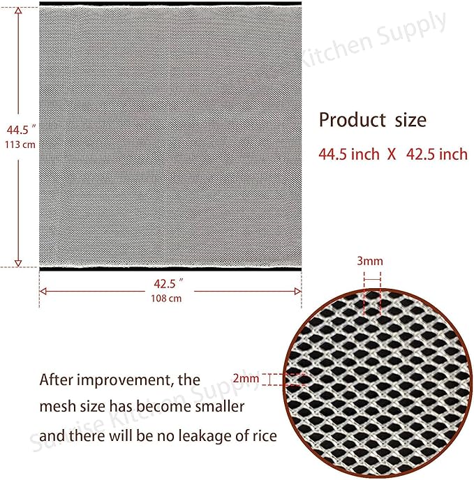 43" x 43" Sushi Rice Cooking Net/Rice Cooker Napkin/Sushi Rice Cooking Napkin (2)