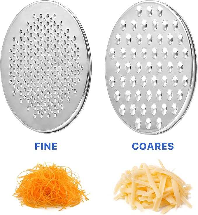 Cheese Grater, Grater Lemon with Food Storage Container & Lid Grinder Grater for kitchen - Perfect For Hard Parmesan, Ginger, Vegetables, Butter (Blue)