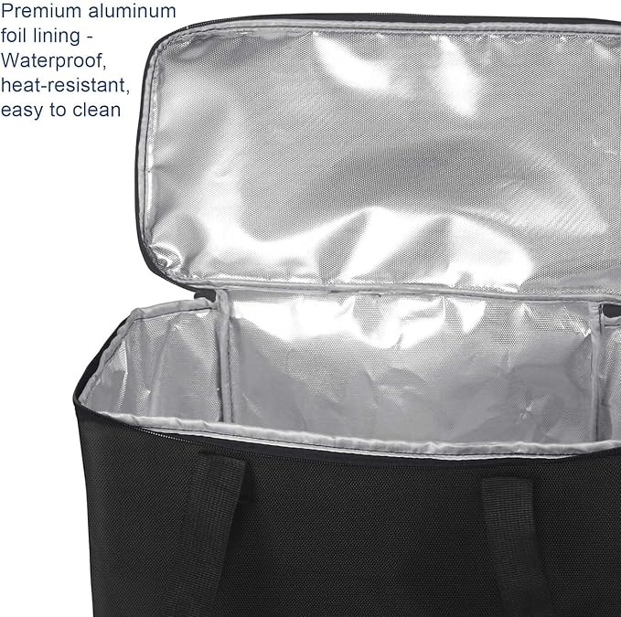 Carrying Bag for Bella 4 Slice Slim Toaster, Portable Outdoor Toaster Travel Carrier Bag Case for Bella, Waterproof & Heat-Resistant 4 Slice Bread Maker Bag with Aluminum Foil Lining