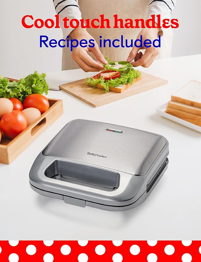3-in-1 Indoor Grill, Sandwich/Panini Press & Waffle Maker Plus, Silver