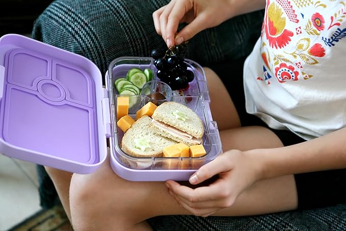 Yumbox Panino Leakproof Bento Lunch Box Container for Kids & Adults (Lavande Purple Unicorn)