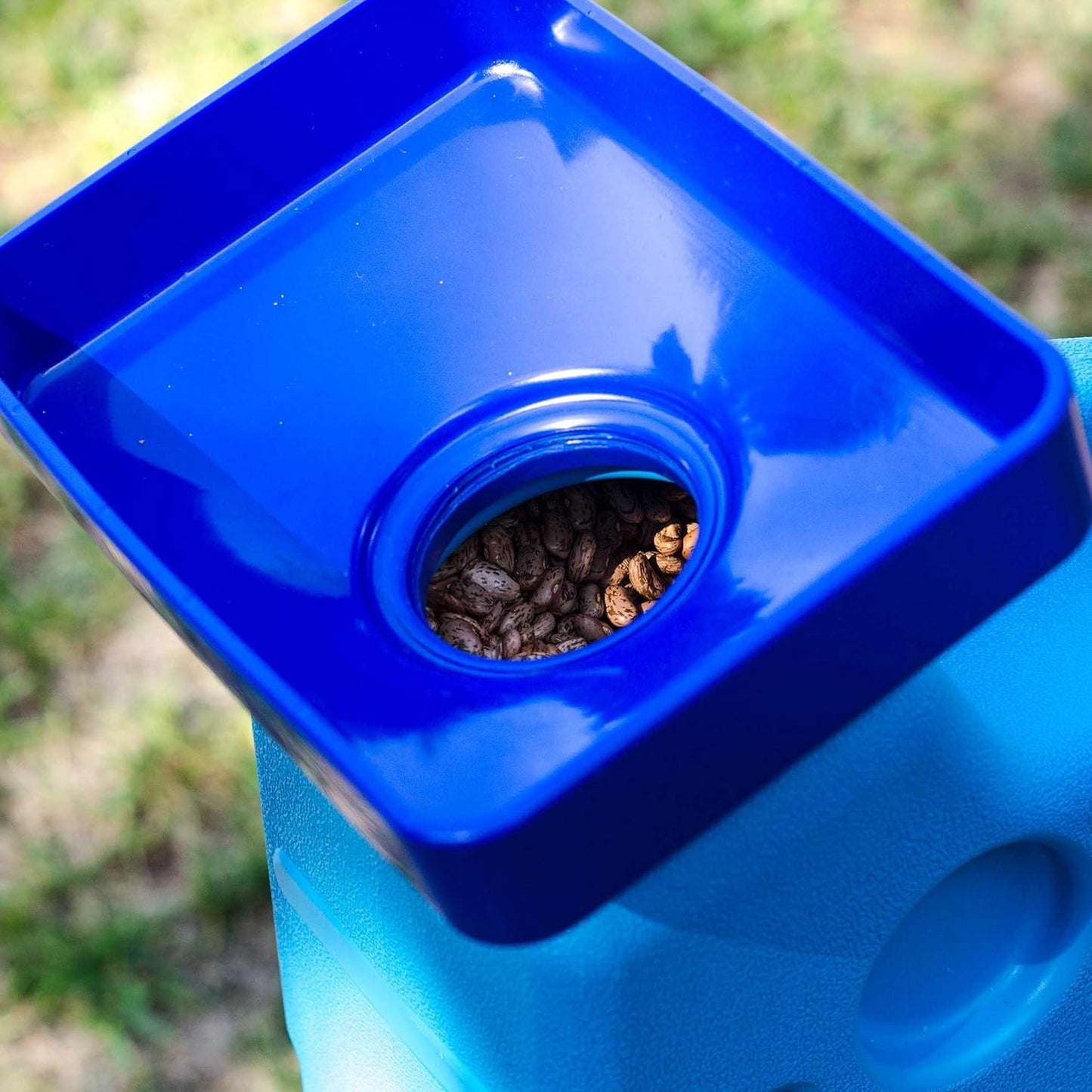 Sagan Life AquaFunnel BPA Free Funnel Makes AquaBrick Food Storage and Emergency Water Storage Stackable Containers Easy to Fill, Dimensions: 9" L x 6.5" W x 3.25" H (Also Works w/WaterBrick Systems)