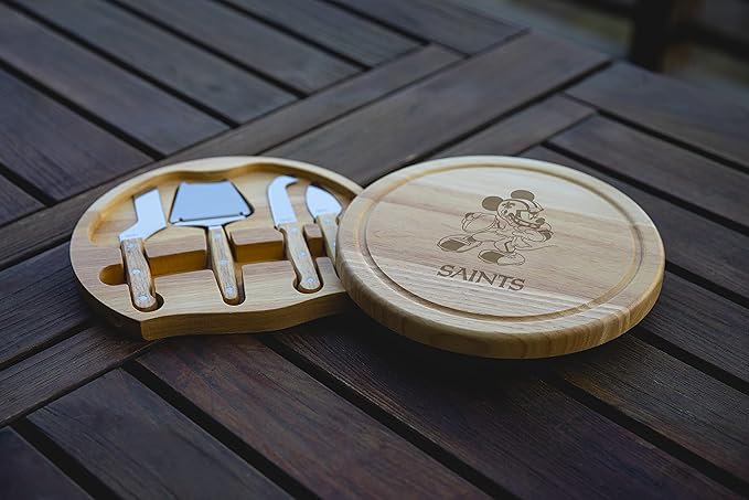 PICNIC TIME NFL unisex-adult NFL Mickey Circo Cheese Cutting Board & Tools Set