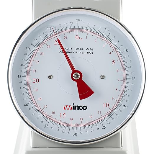 Winco 60-Pound Scale with 9-Inch Dial