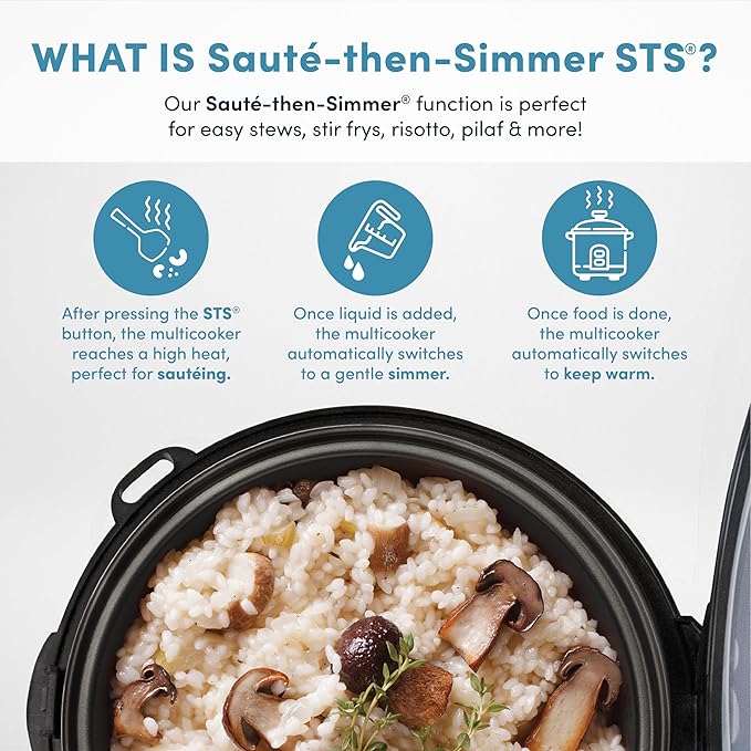Aroma Professional Touch Glass Lid, Food Steamer, Slow Cooker, Multicooker with 11 Preset Functions, Steam Tray, Measuring Cup, Rice Spatula, 20 Cooked