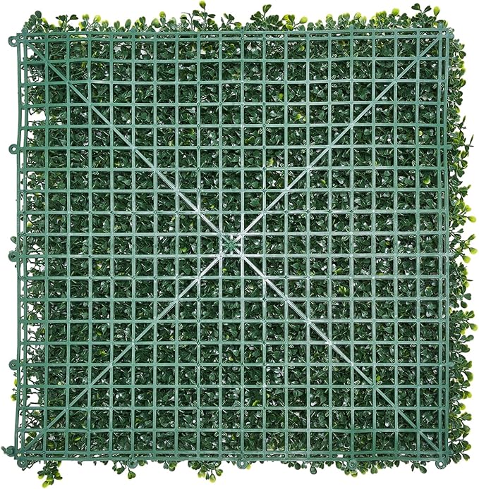 VEVOR Artificial Grass Wall Panels, 60 x 120 inch, Milan Grass Greenery Boxwood Panel for Indoor Outdoor Green Decor & Ivy Fence Covering, Privacy Backdrop Wall Hedge Screen for Garden