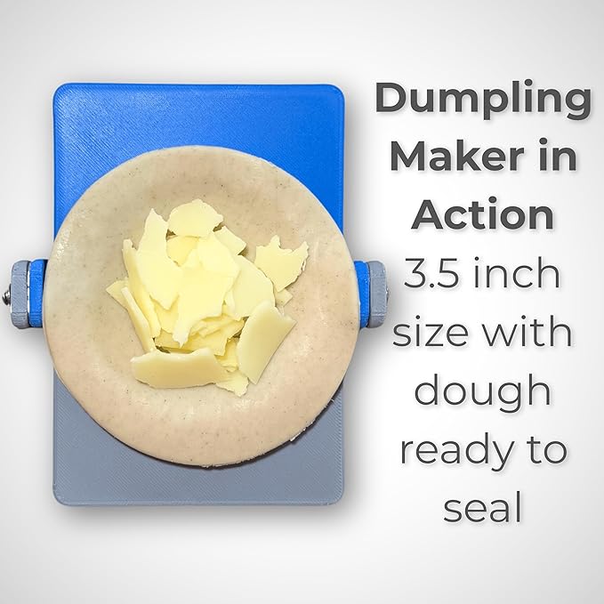 Empanada Maker Press 3.5" (8.89 cm), Empanada Press, Molde para Empanadas, Dumpling Press, Tortilla Sealer, Pierogi Maker