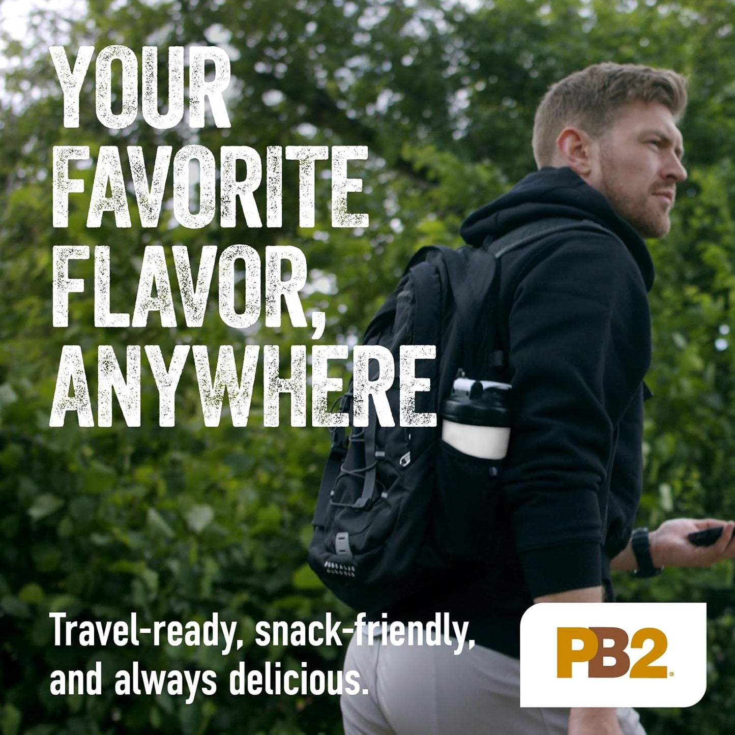 PB2 Crunchy Powdered Peanut Butter - Peanut Butter Powder with Small Crunchy Peanut Pieces