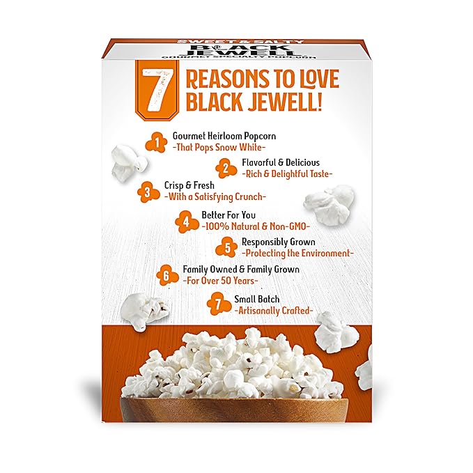 Black Jewell Gourmet Microwave Popcorn, Sweet & Salty, 10.5 Ounces (Pack of 1)