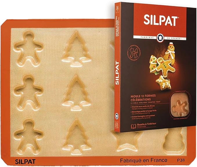 Silpat The Original Holiday Treats Baking molds, 11 5/8" x 15 3/4"