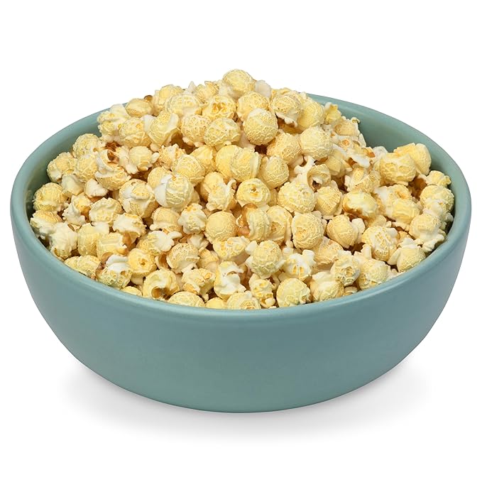 Princeton Popcorn Mushroom Hulless Popcorn Kernels – Easy-Eating, Ball Shaped Tender Popping Corn, Non-GMO Popcorn Kernels, No Hulls, Farmer Direct, Microwave Air Popper or Stovetop Bulk Bag 8lbs
