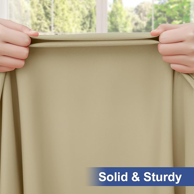 homing Rectangle Table Cloth Cover, Waterproof Polyester Elastic Fitted Tablecloth, Fits for 4 Foot Folding Tables, Washable Table Protector for Picnic, Camping, Outdoor (Taupe, 24" x 48")