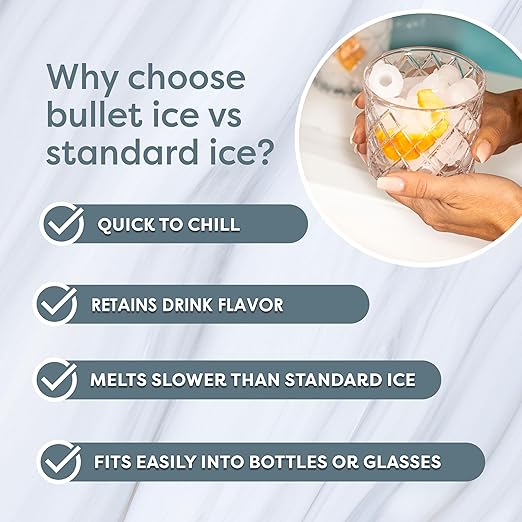 Igloo Portable Ice Maker with Scoop & Basket -Ice Maker with LED Control Panel & 1 Quart Water Tank- Ice Cube Maker Produces 26 Lbs Of Ice In 24 Hours with 8 Large or Small Cubes In 7-8 Minutes- White