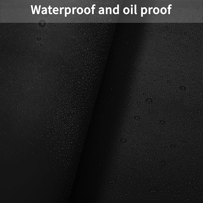 Leather Table Cover,1.8mm Thick,35.4x70.9 Inch Table Protector,Table Protector for Dining Room Table,Dining Table Cover,Table Cover Protector,Table Protector Pad(Black+Wine Red,35.4x70.9)
