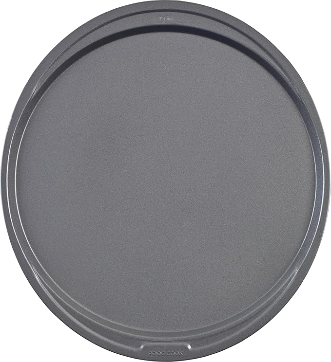 GoodCook Everyday Nonstick Steel Pizza Pan, 12", Gray